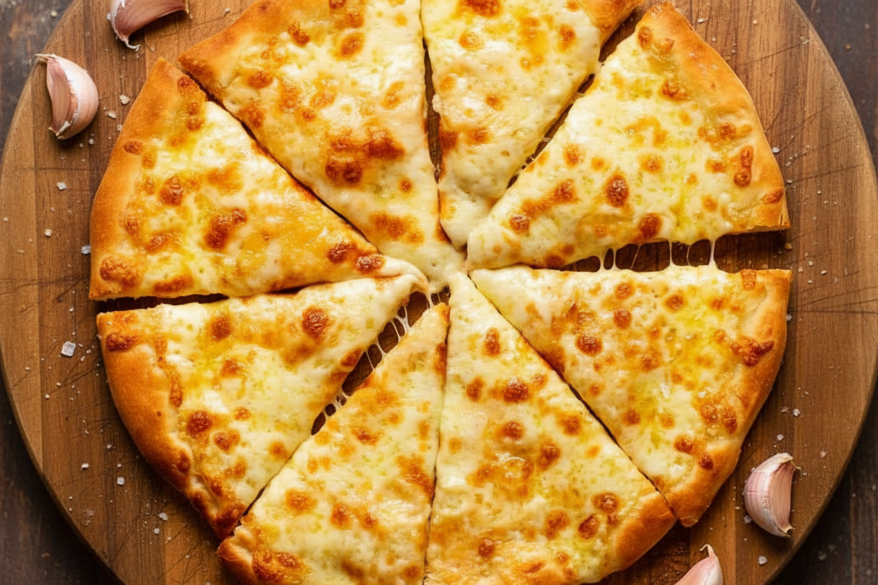 Garlic Cheese Pizza Delight