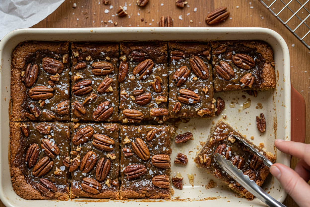 Maple Pecan Pie Bars Recipe Delight