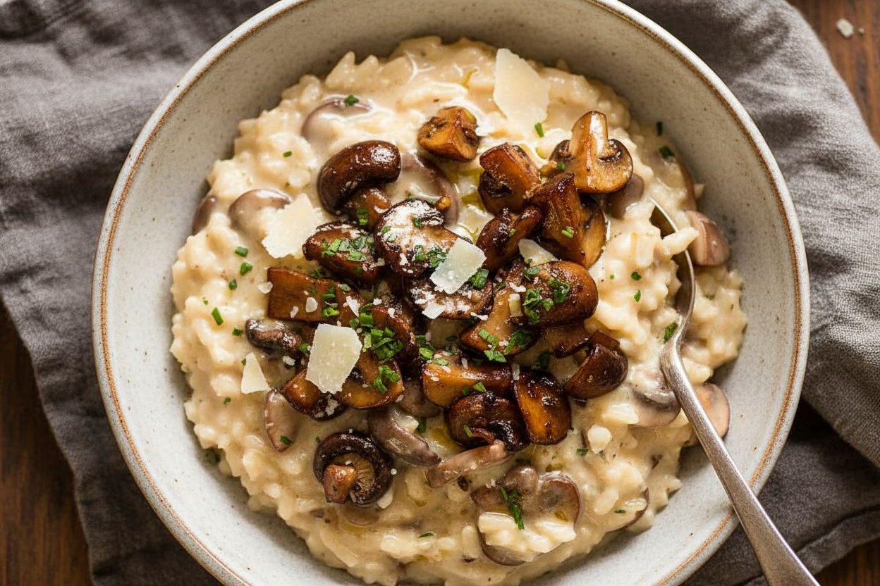 Mushroom Risotto Bliss