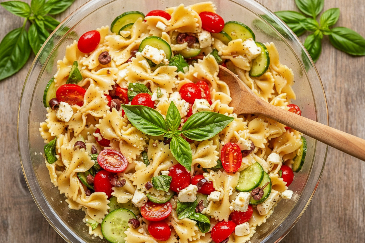 Nagi's Simple and Delicious Pasta Salad Recipe