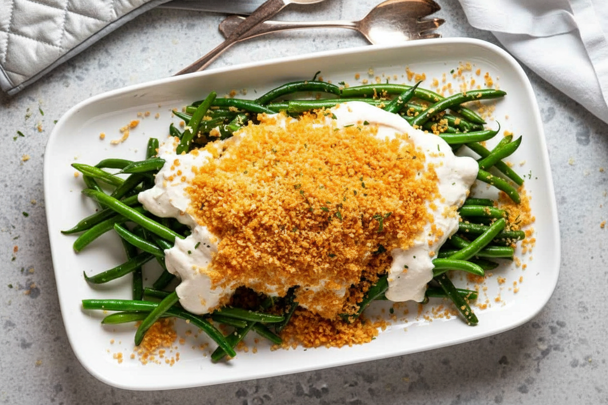 Panko-Crusted Green Beans Delight