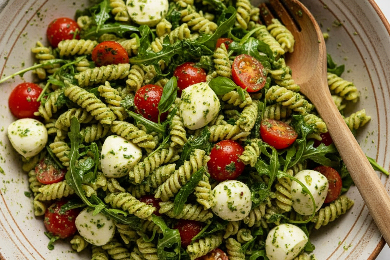 Pesto Pasta Salad Delightfully Fresh and Flavorful