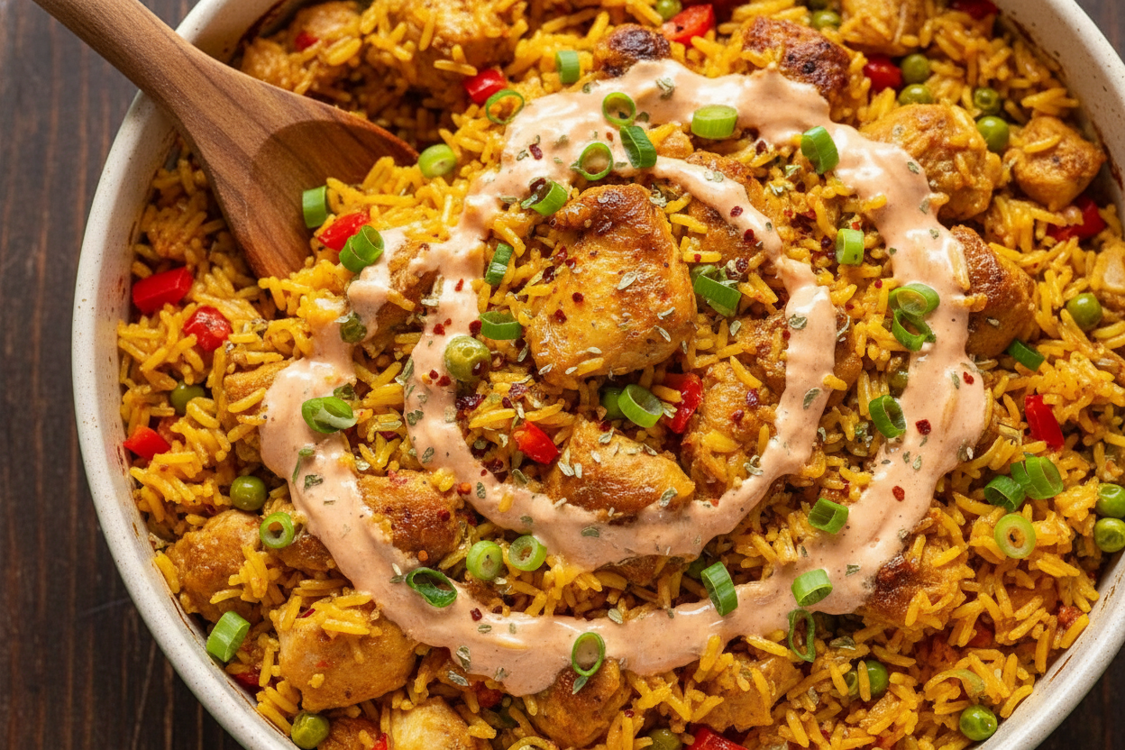 Portuguese Chicken and Rice Delight