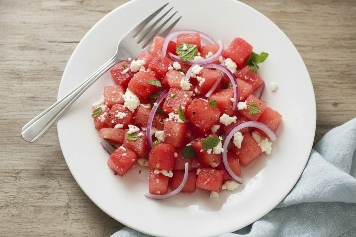 Refreshing Watermelon Salad for Hot Days