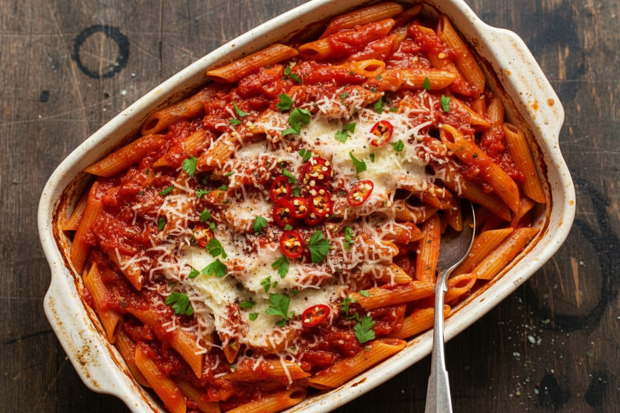 Spicy Penne Arrabbiata Pasta Delight