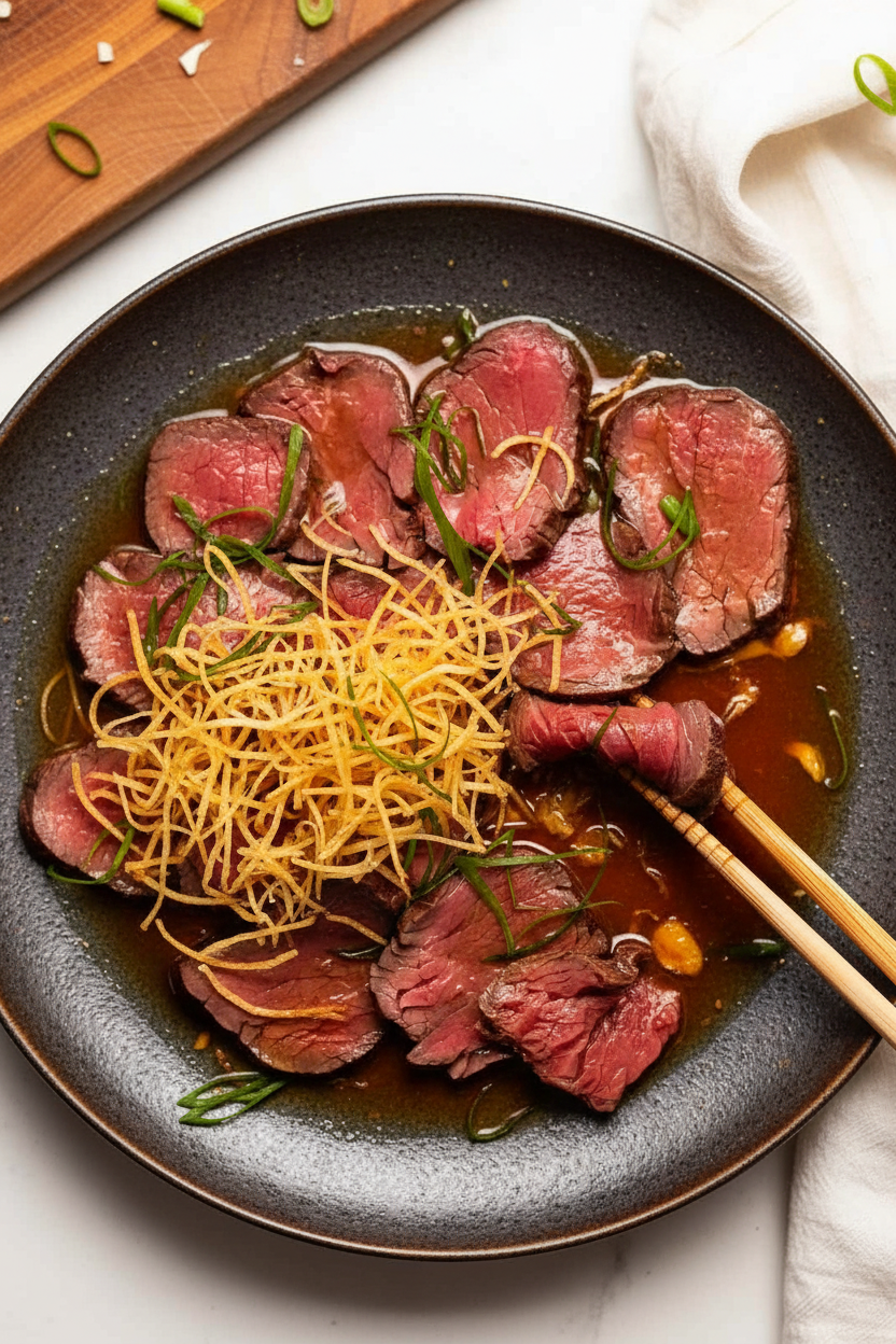 Beef Tataki: Tender Japanese Delicacy Unveiled