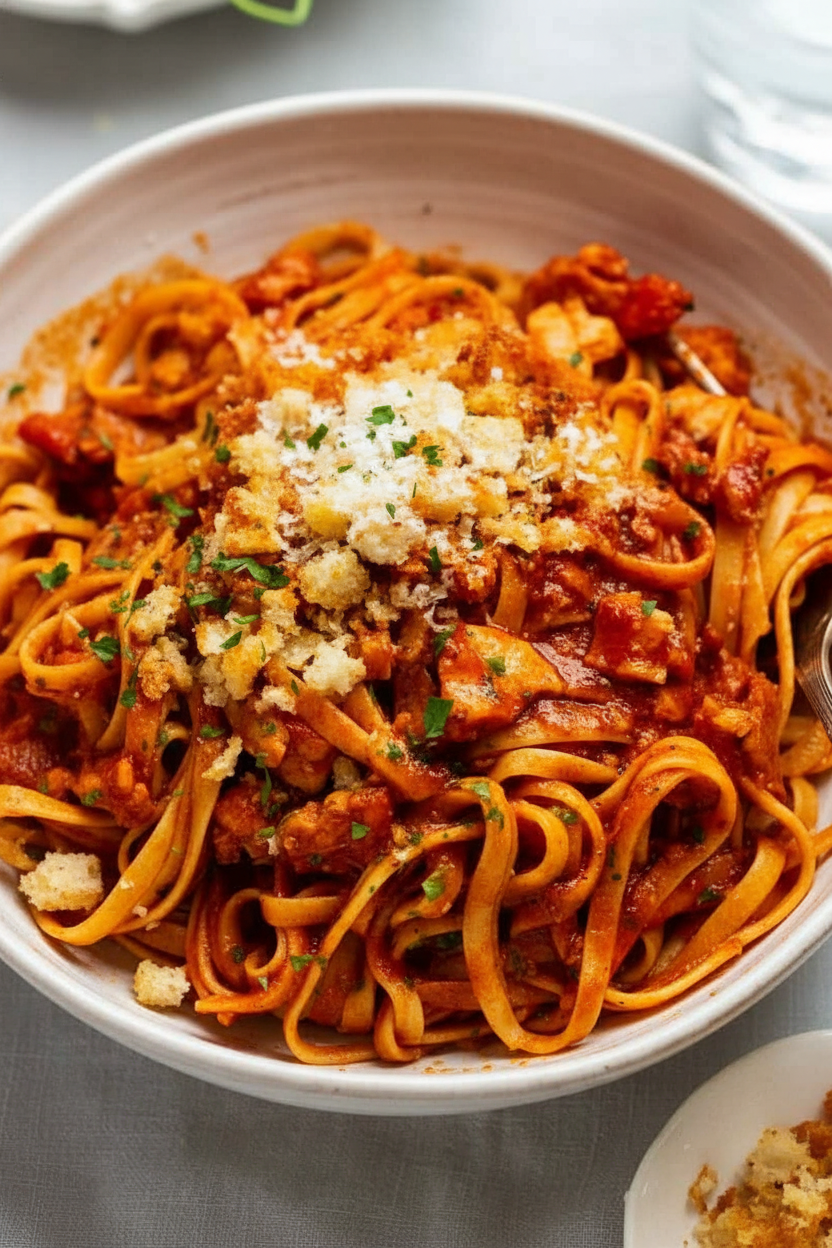 Calabrian Fish Ragu Pasta Delight