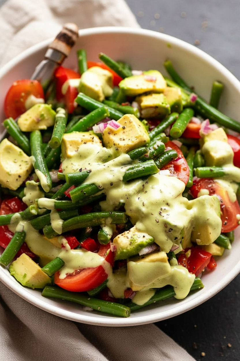 Chargrill Charlie's Avocado Green Bean Salad Recipe