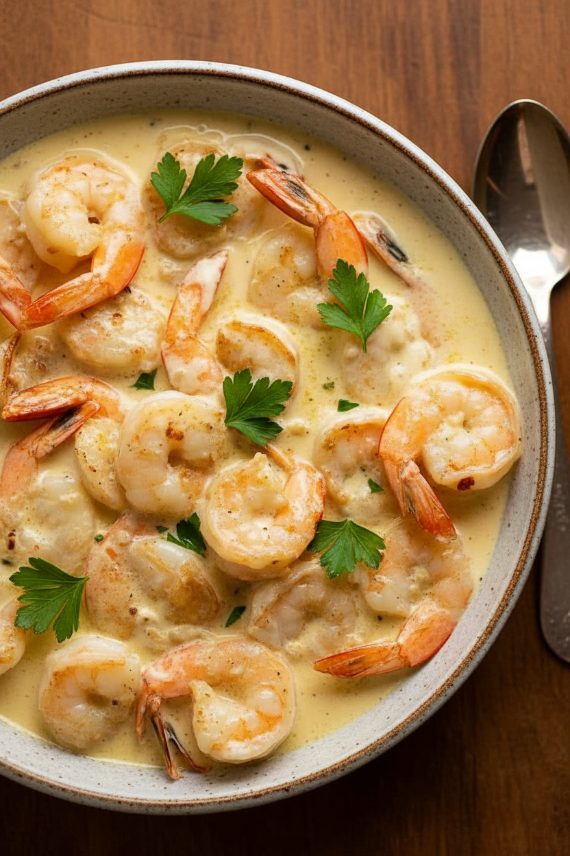 Creamy Garlic Shrimp Delight
