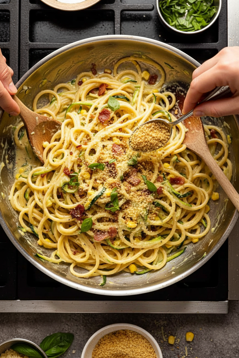 Creamy Zucchini Pasta Delight