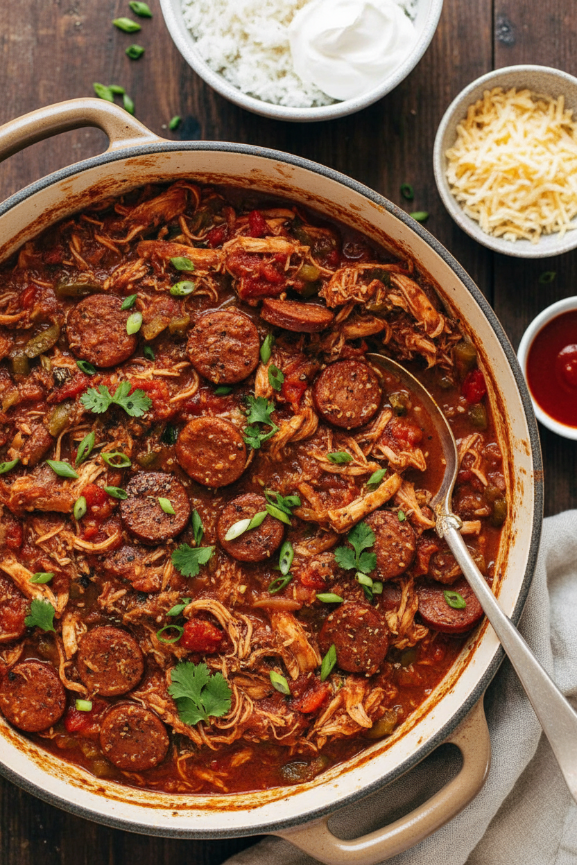 Creole Chicken and Sausage Instant Pot Recipe