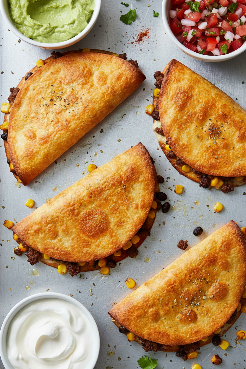 Crispy Oven Baked Quesadillas for Easy Snacking