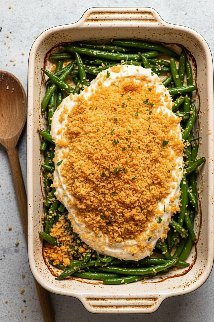Crispy Panko Green Beans Delight