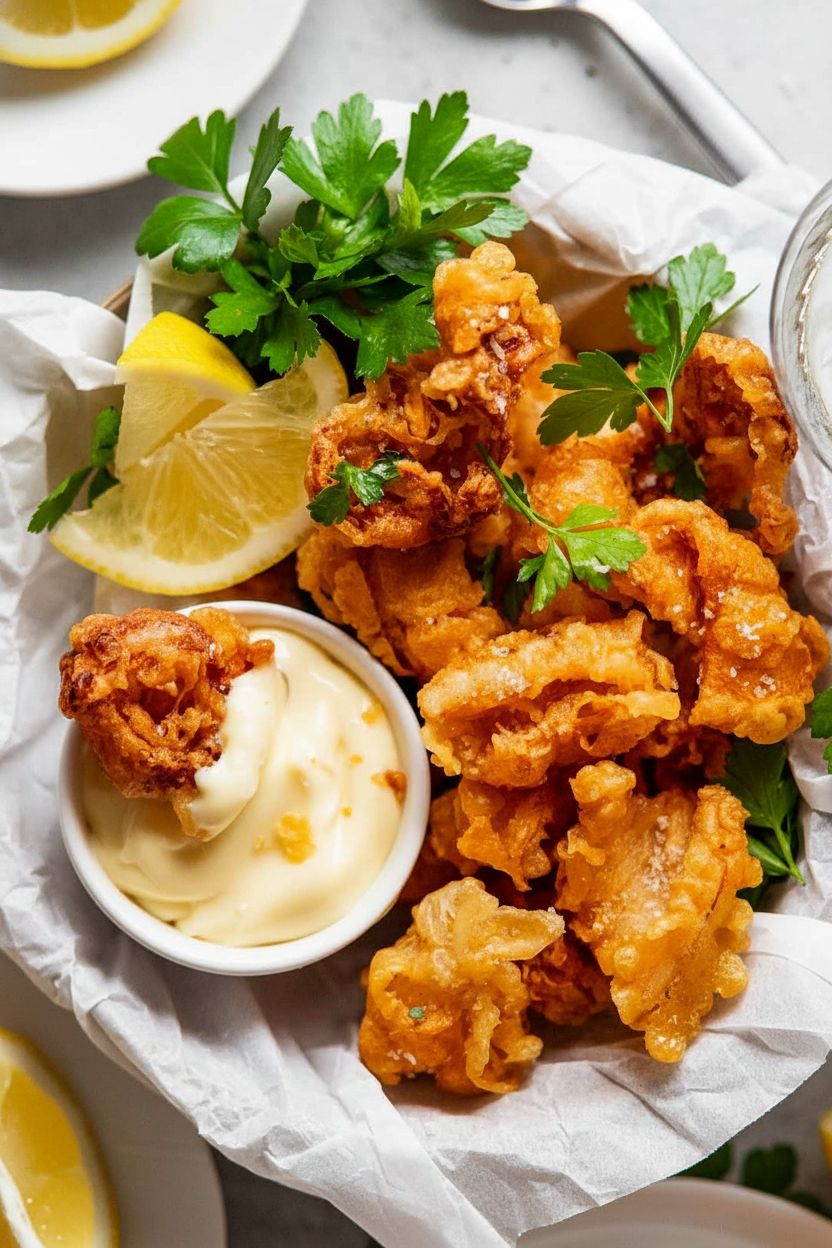 Crispy Salt and Pepper Squid Delights