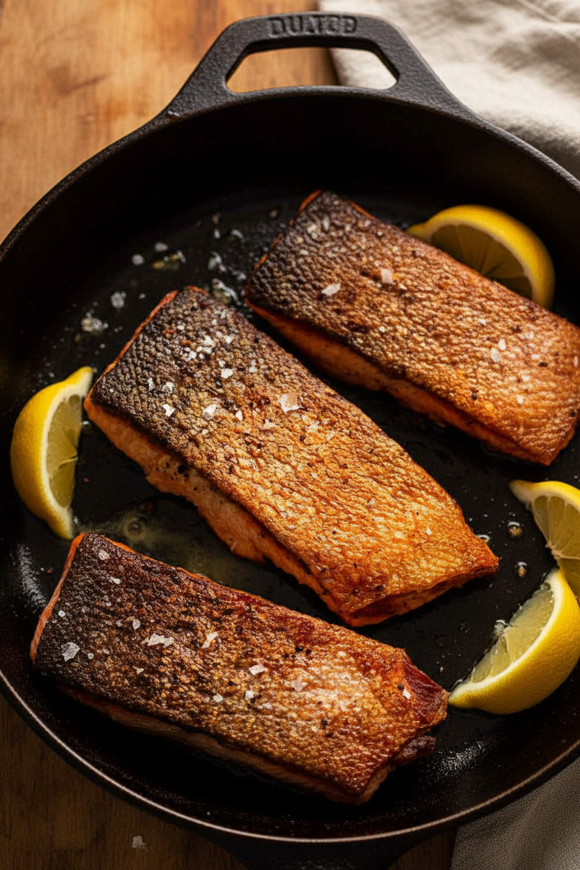 Crispy Skin Salmon Recipe Delight