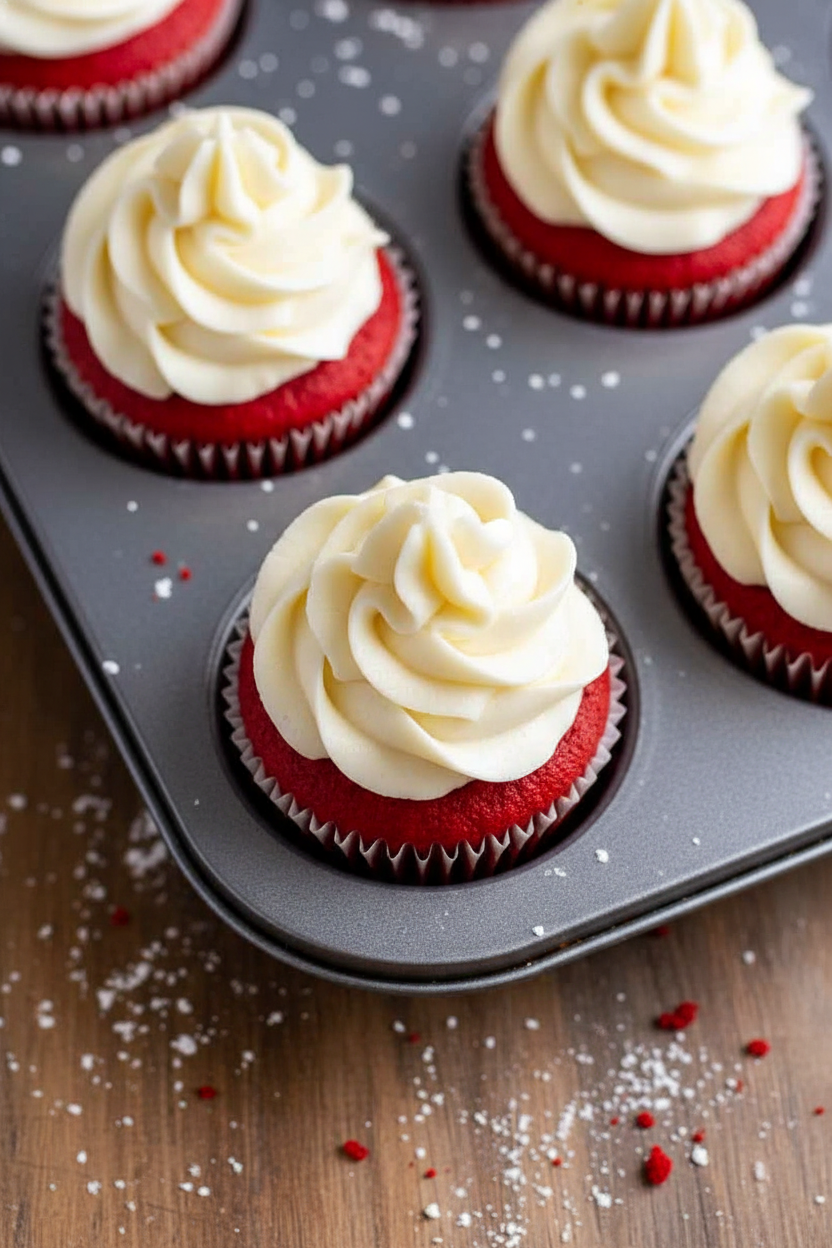 Decadent Red Velvet Cupcakes Recipe