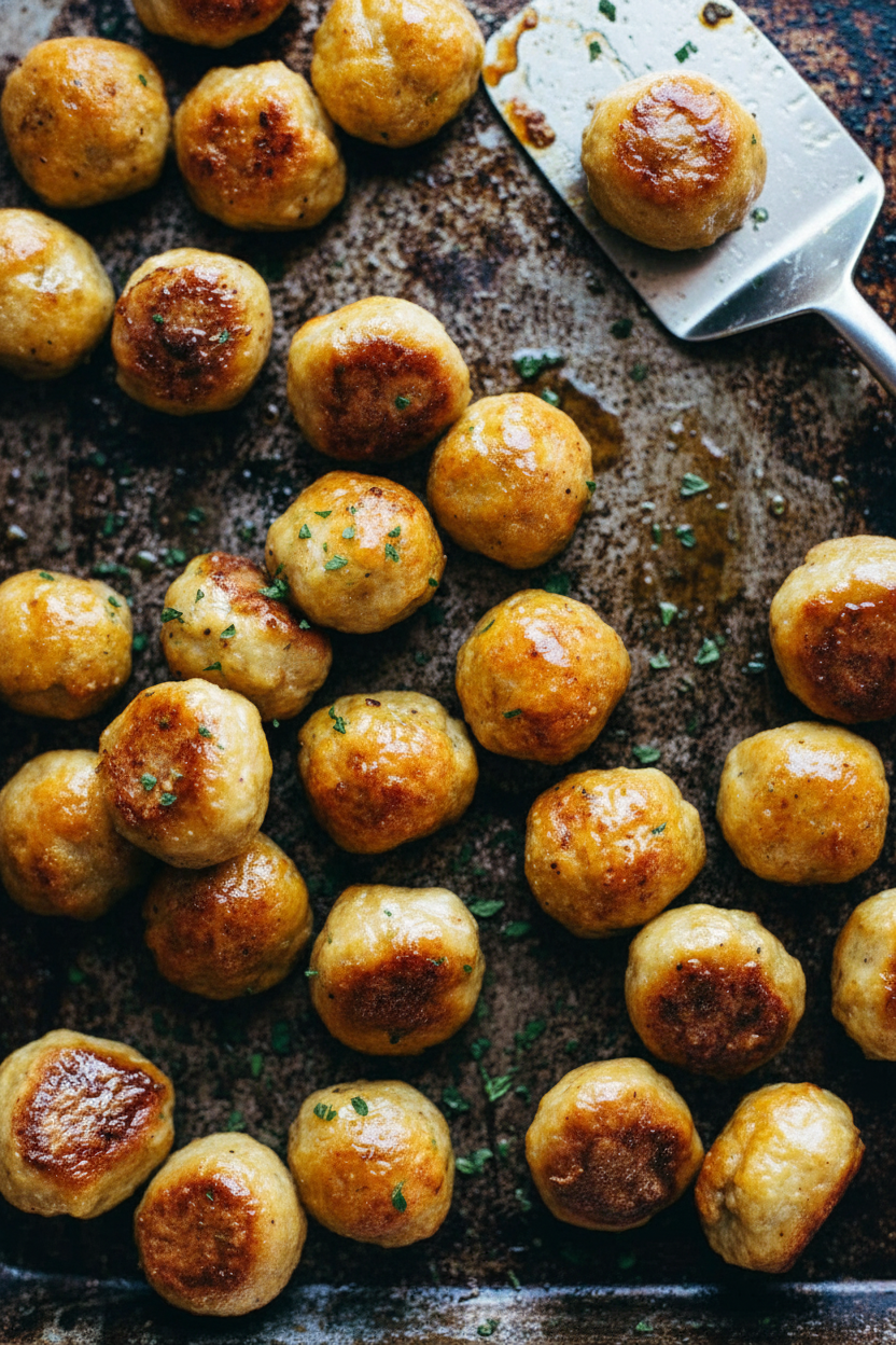 Delicious Baked Chicken Meatballs Anytime