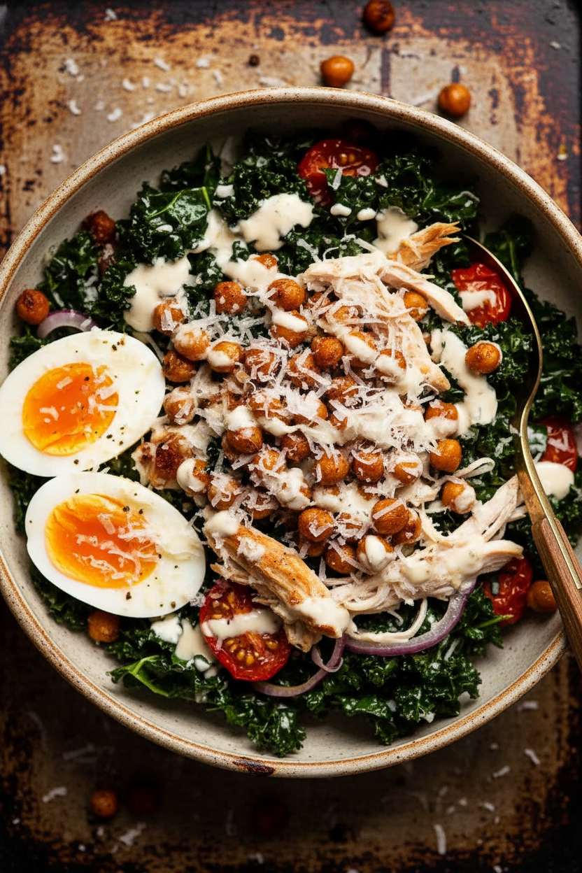 Delicious Chicken Kale Salad Recipe Adventure