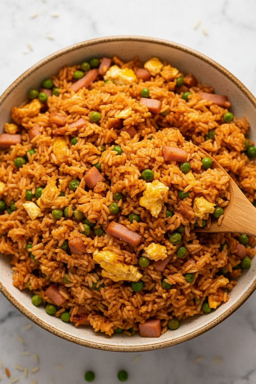 Delicious Red Vietnamese Fried Rice Recipe