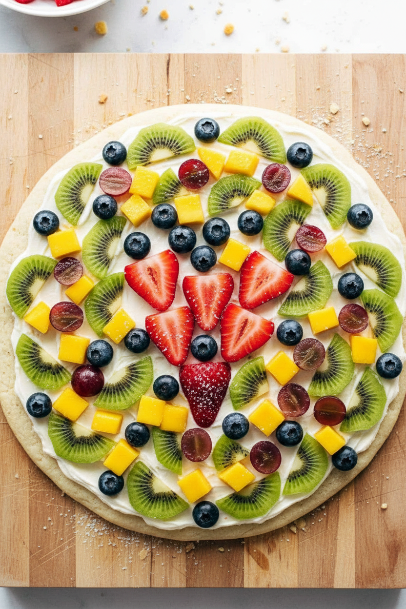 Deliciously Sweet Fruit Pizza Delight