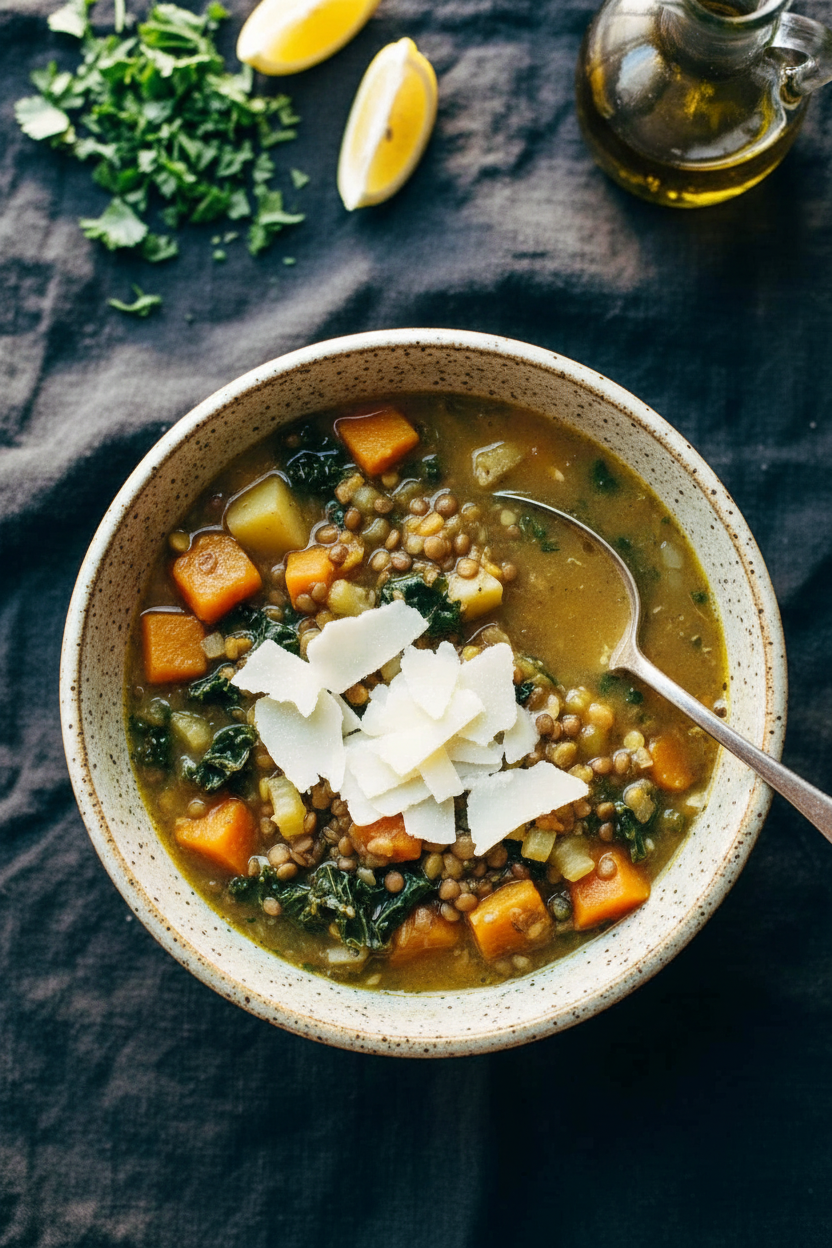 Detox Lentil Soup Recipe for Slow Cooker