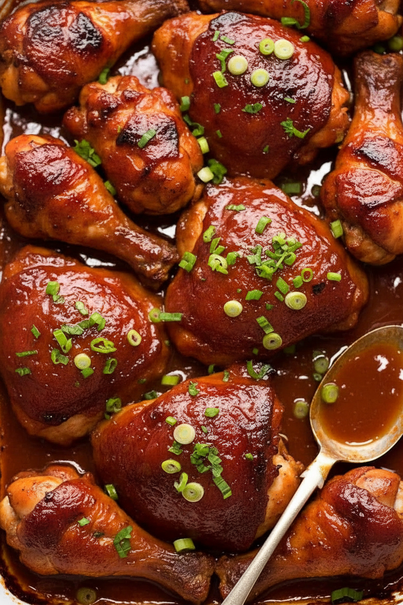 Easy Oven Baked BBQ Chicken Recipe