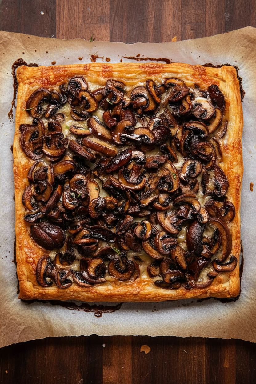 French Mushroom Tart Delight