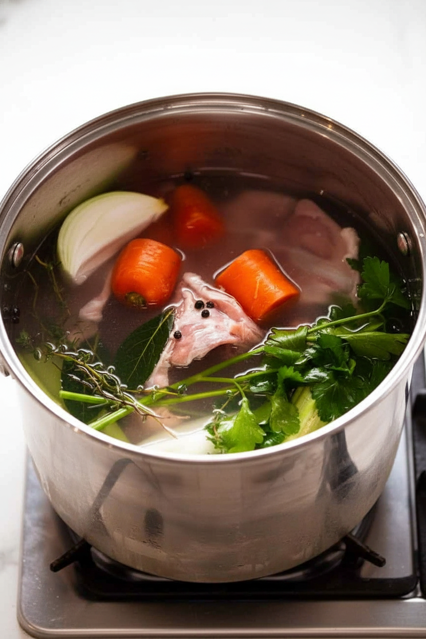 Hearty Chicken Stock for Flavorful Dishes