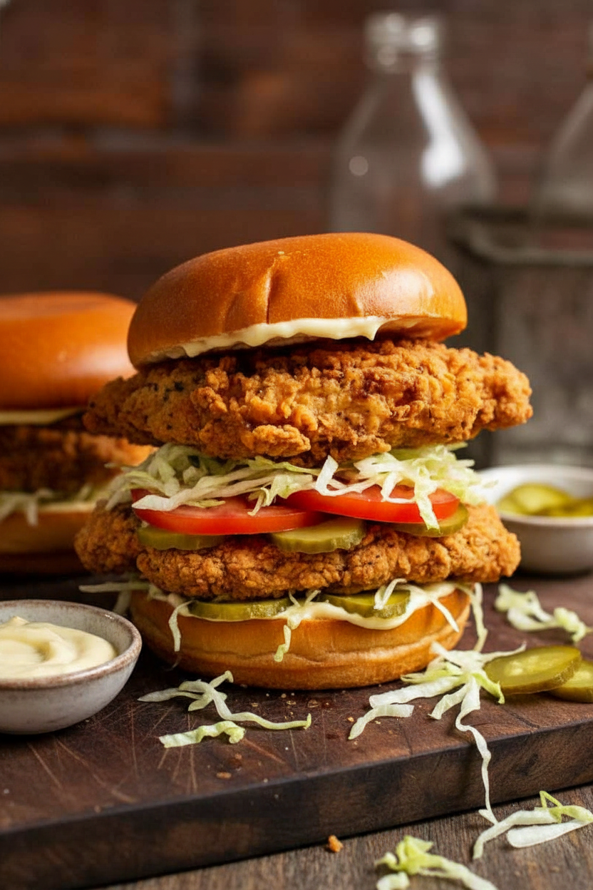 Henry's Crunchy Chicken Burger Delight