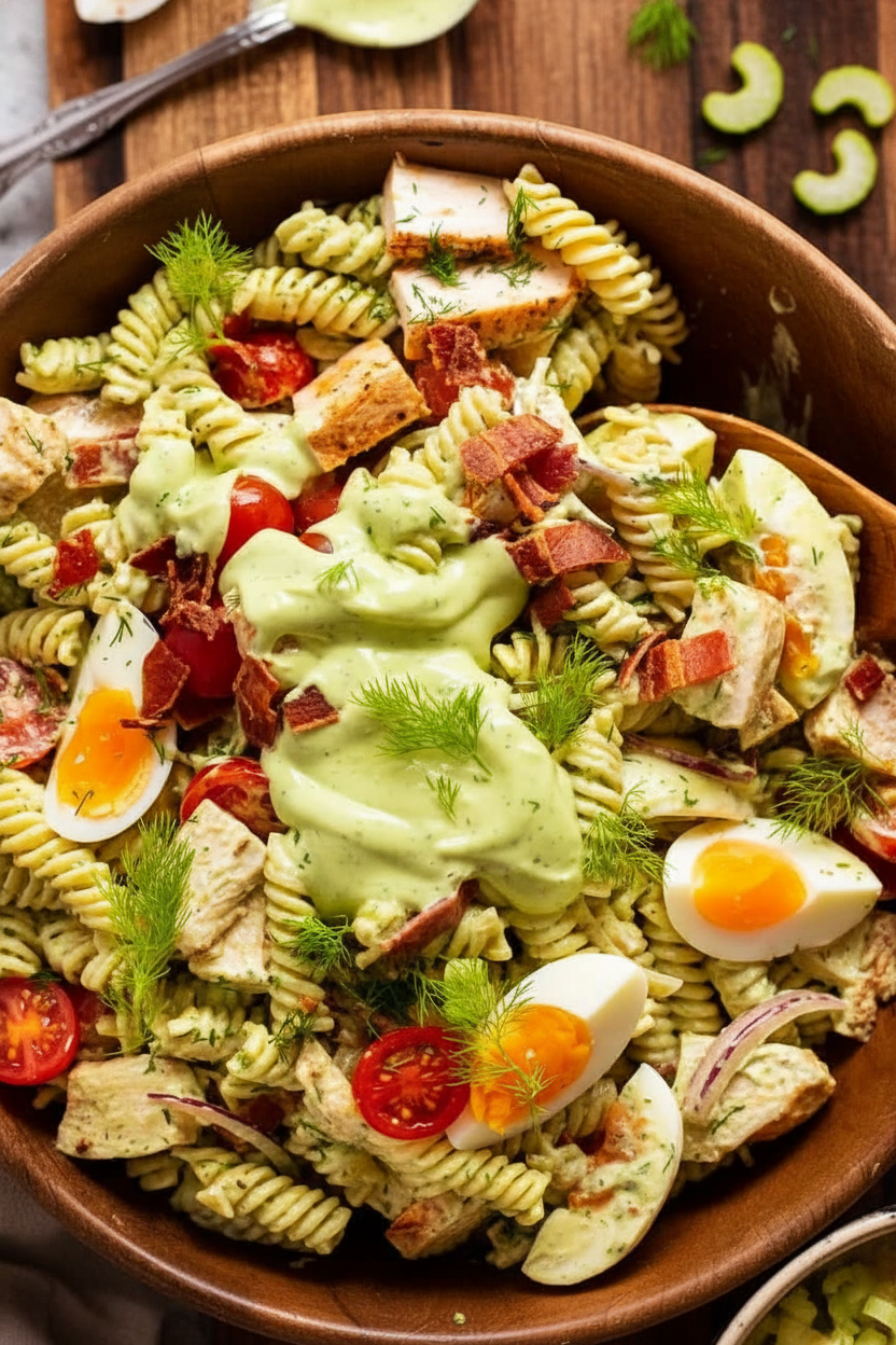 Incredible Avocado Pasta Salad Recipe