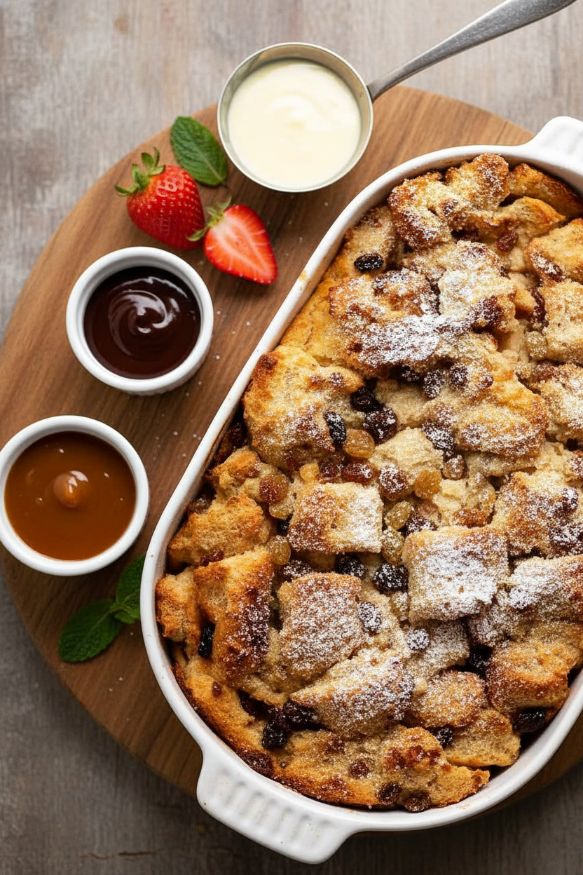 Indulgent Bread and Butter Pudding Delight