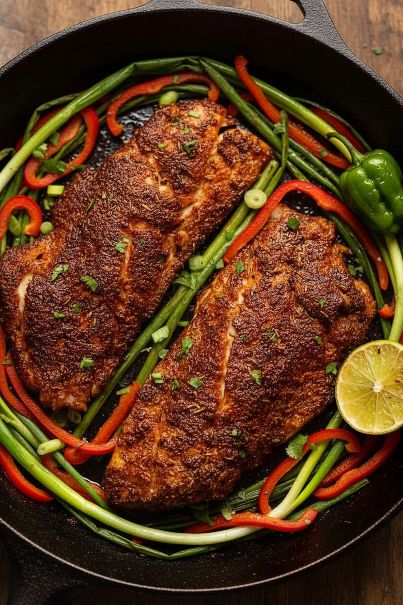 Jerk Fish Delights for Jamaican Week
