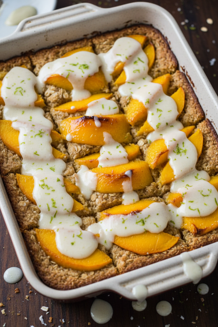Lime-Glazed Mango Bars Delight