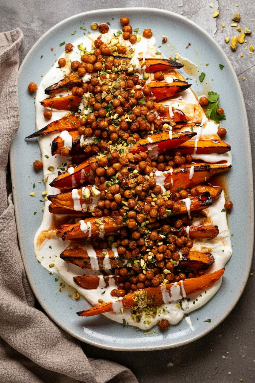 Maple Tahini Sweet Potato Salad Delight