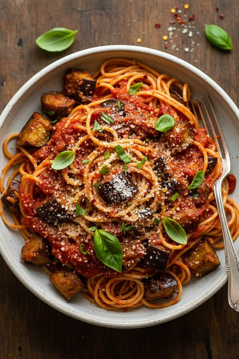 Pasta alla Norma: Traditional Eggplant Delight
