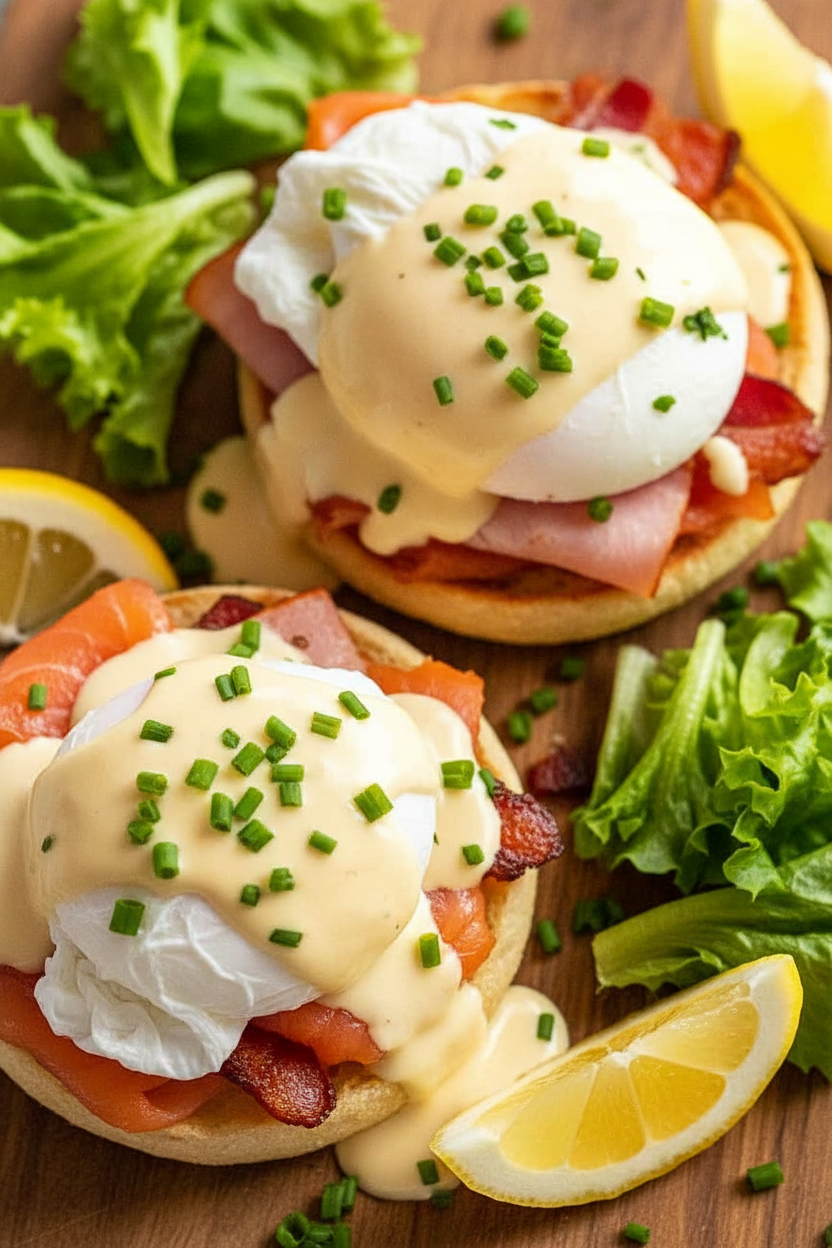 Perfectly Poached Eggs Benedict Recipe