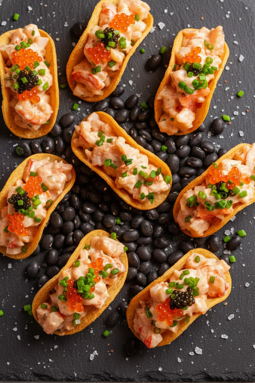 Prawn Cocktail Mini Tacos Delight