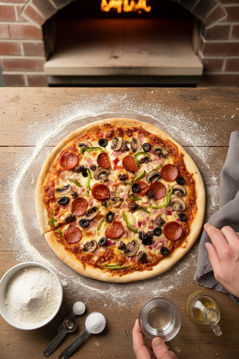 Quick Yeast-Free Pizza Dough Recipe