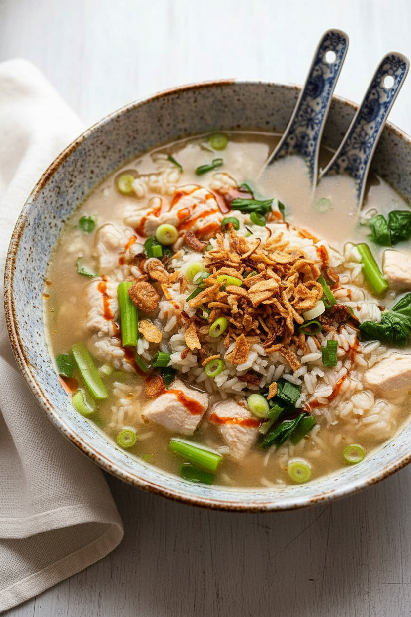 Quick and Easy Chinese Rice Soup Recipe