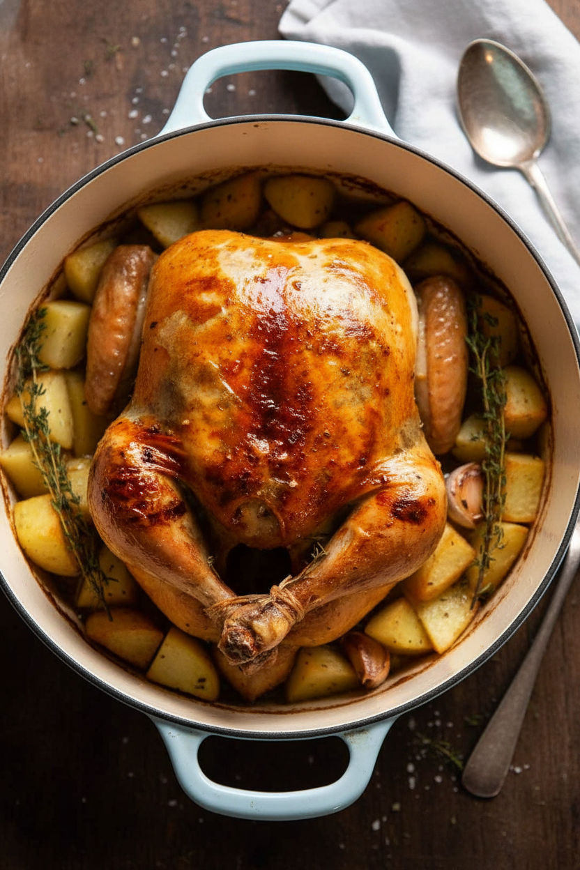 Savory French Roast Chicken Delight