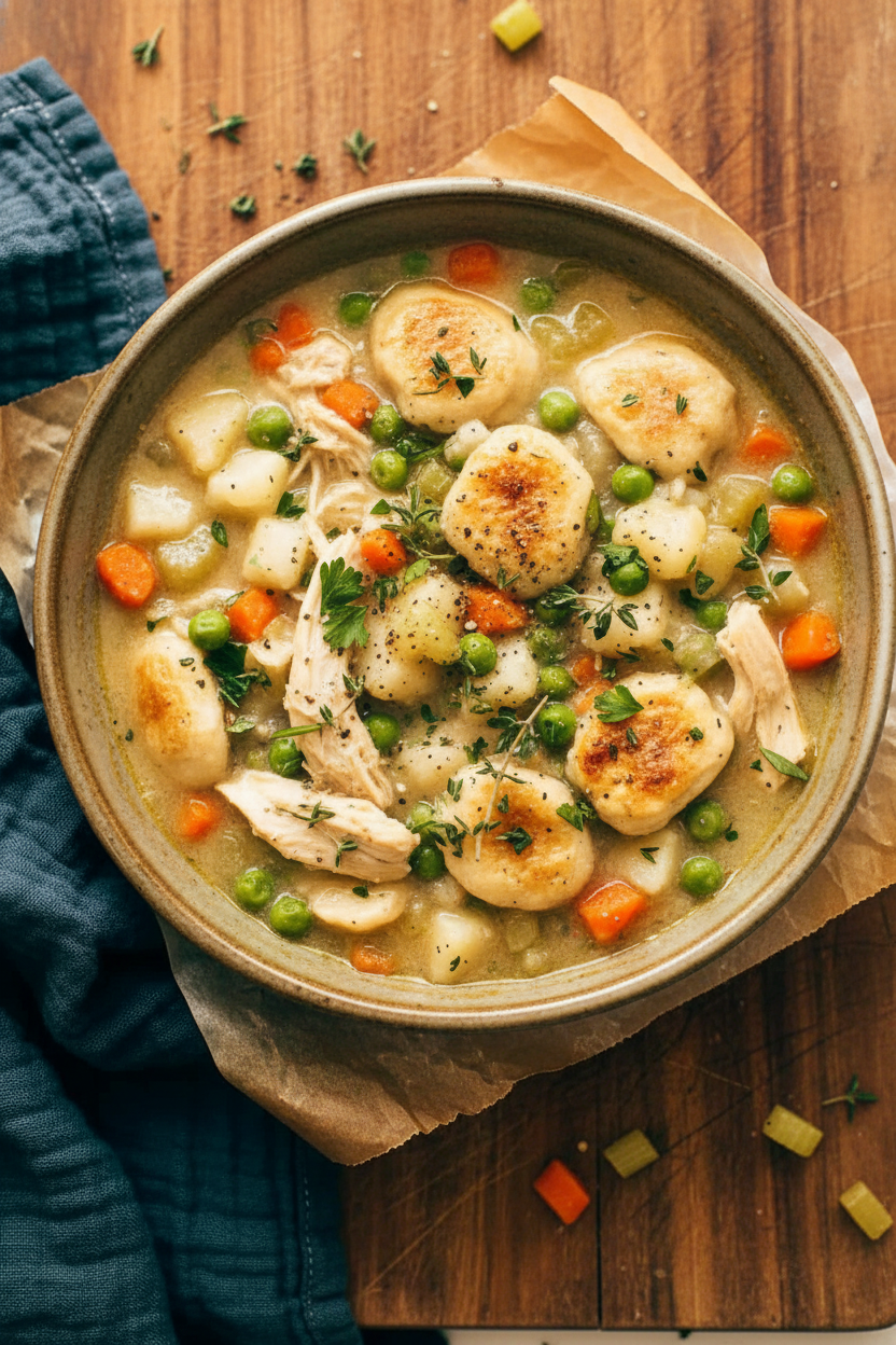 Savory Instant Pot Chicken and Dumplings Recipe