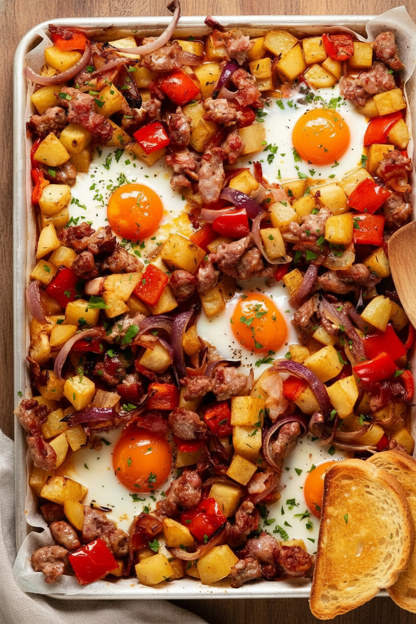 Savory Sausage Breakfast Hash Recipe
