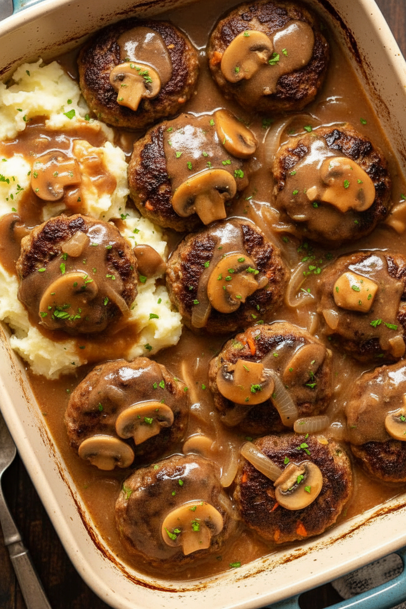 Savory Smothered Rissoles Recipe Delight