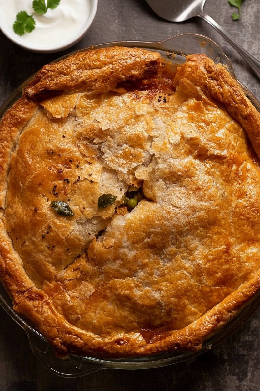 Savory Vegetable Samosa Pie Delight