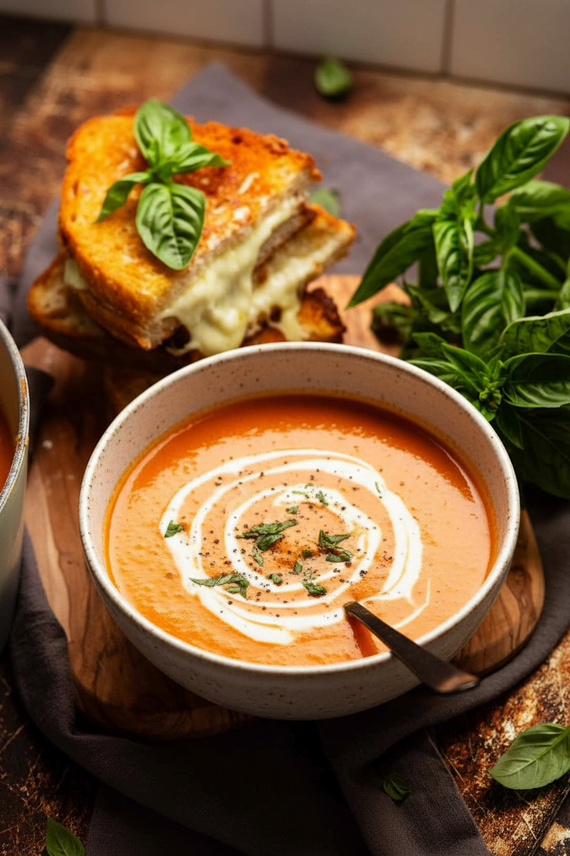 Smoky Roasted Tomato Soup Delight