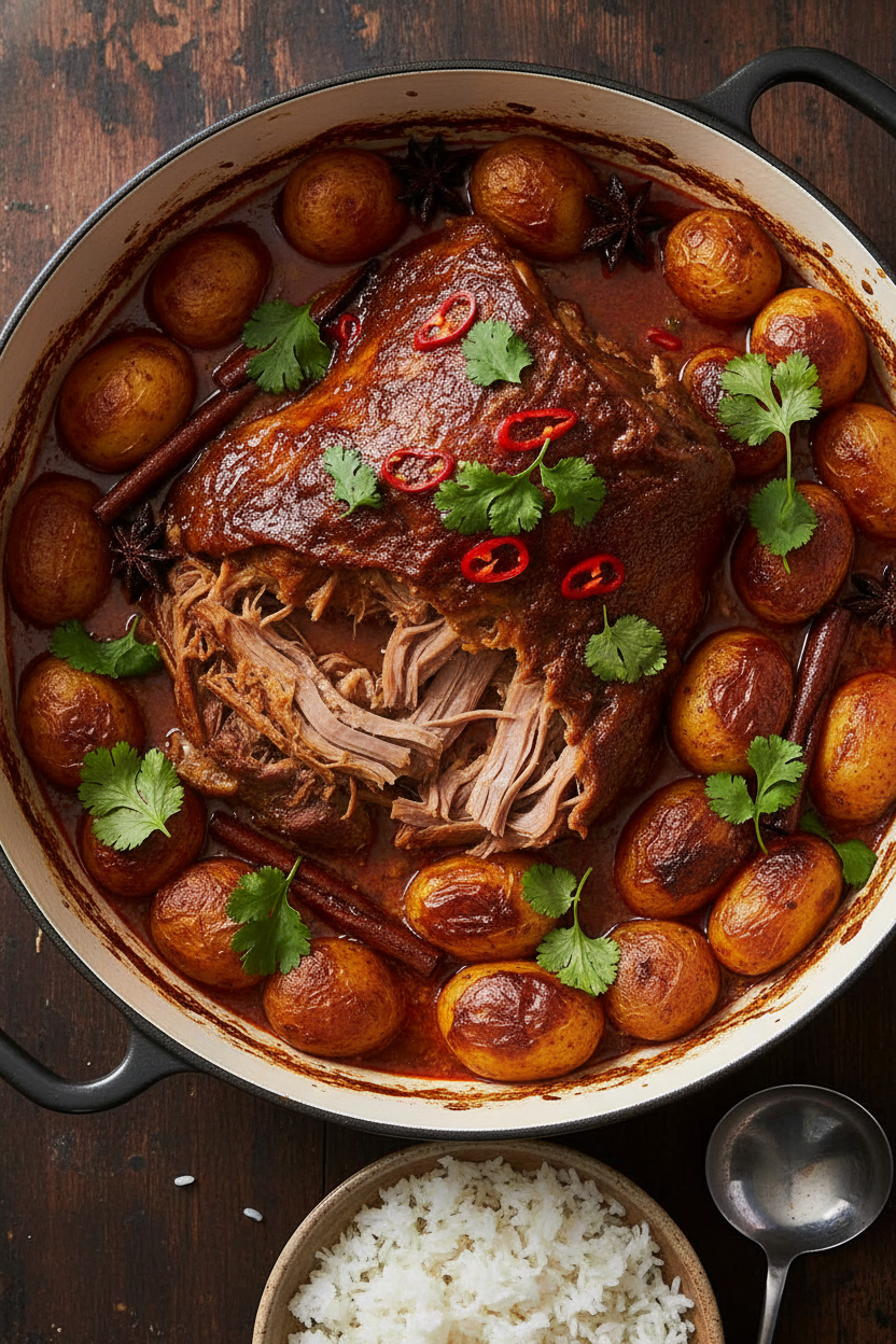 Tender Massaman Lamb Shoulder in Minutes