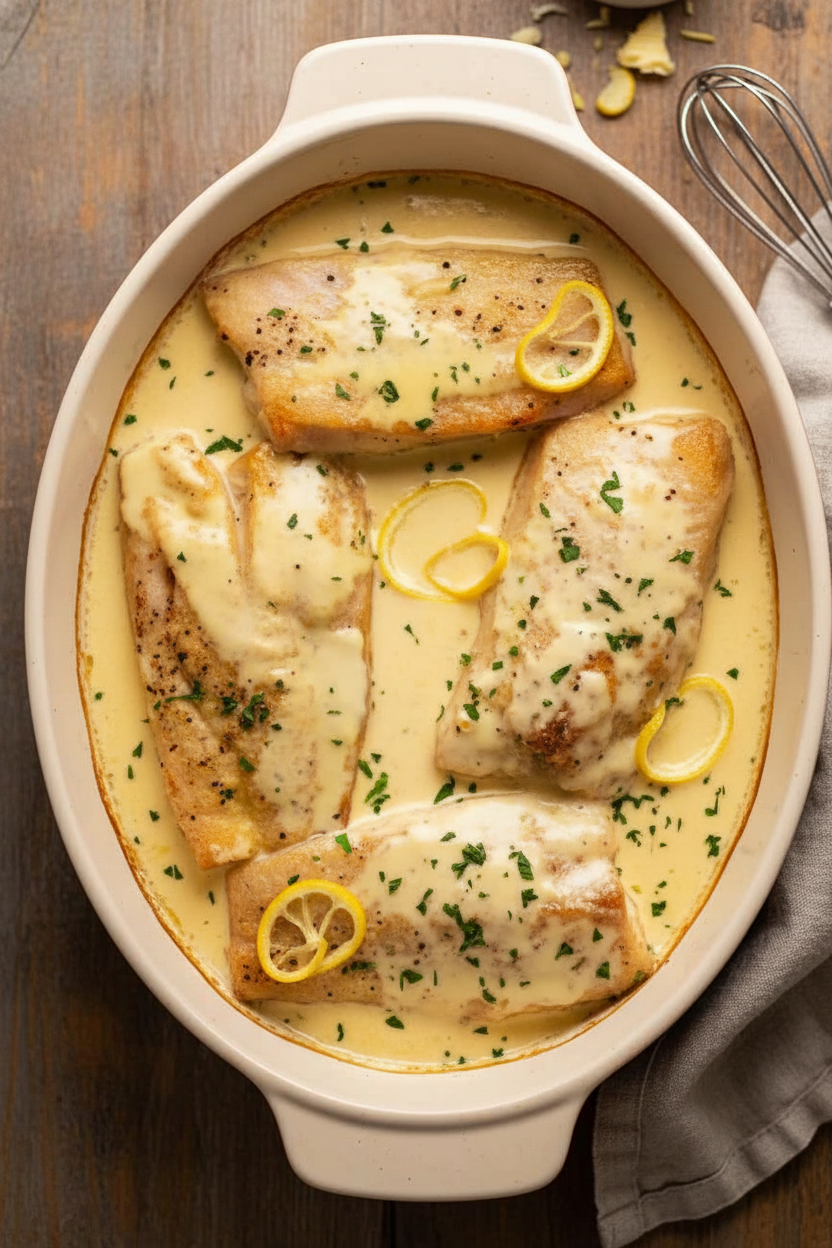 White Wine Sauce Fish Recipe Delight