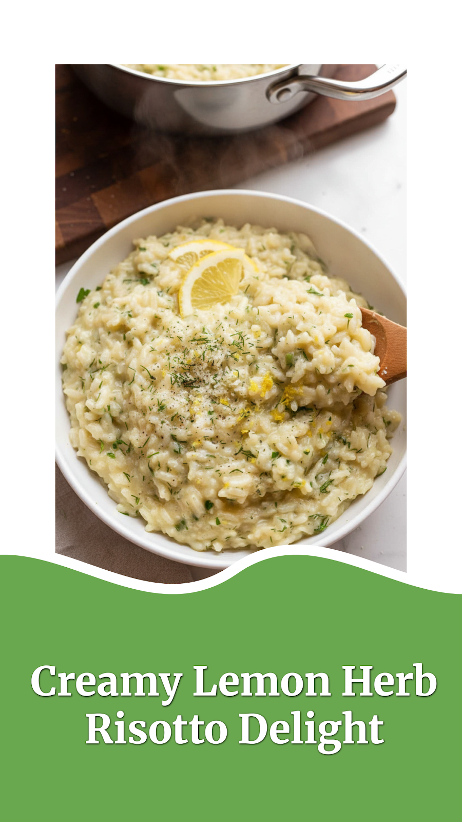 Creamy Lemon Herb Risotto Delight