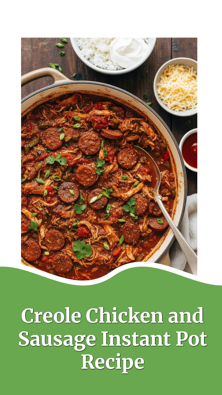 Creole Chicken and Sausage Instant Pot Recipe