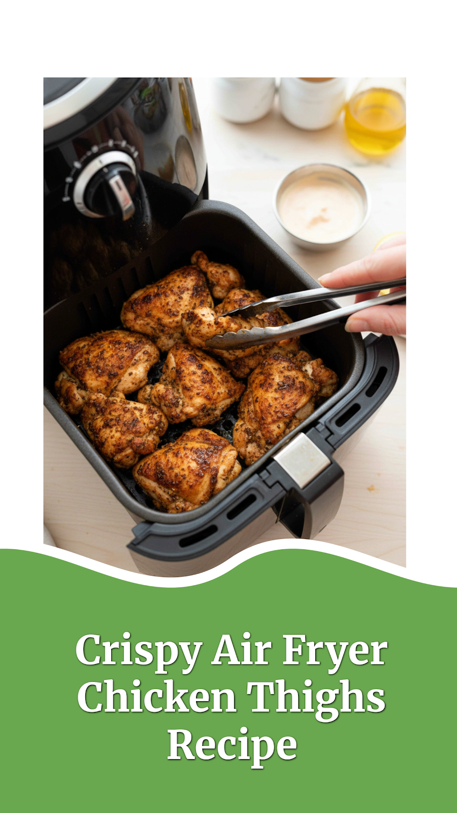 Crispy Air Fryer Chicken Thighs Recipe
